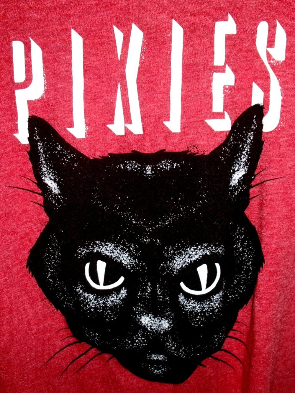 pixies black cat face xl women unisex tank top - punk rock surf indie frank